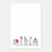 NYCクリスマスクリスマスランドマークス建築ニューヨーク ポストイット (正面)