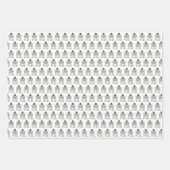 NYCクリスマスブルックリンブリッジワシントンスクエア ラッピングペーパーシート (正面2)