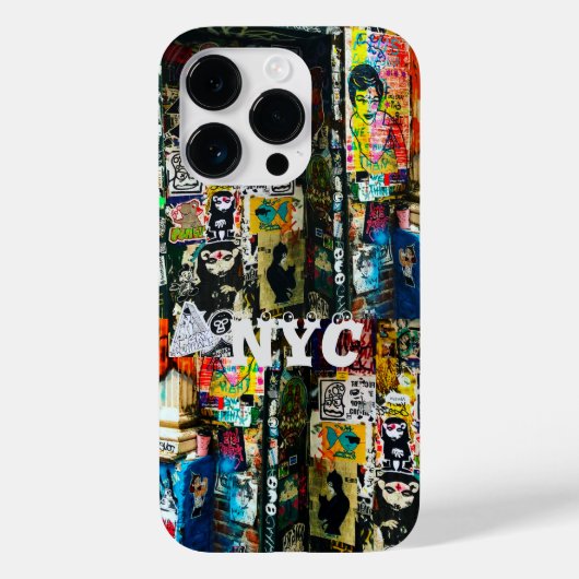 NYCグラフィティグラフィックデザインiPhoneケース Case-Mate iPhoneケース (裏面)
