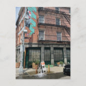 NYCグラフィティ建物はがきアーバンアートスナップショット ポストカード (正面)