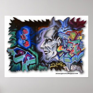 NYCグラフィティ「大丈夫」 ポスター