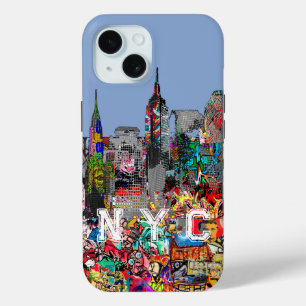NYCグラフィティ iPhone 15ケース