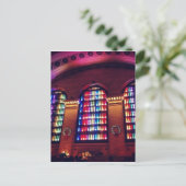 NYCグランドセントラルステーションでのクリスマスライトショー シーズンポストカード (スタンド正面)