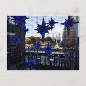 NYCコロンバスサークルクリスマスデコレーションニューヨーク シーズンポストカード (正面)