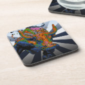 NYCサイケデリック：ウォール街の突撃 コースター (左側)