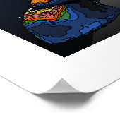 NYCサイケデリック:ウォール街の突撃 ポスター (角)