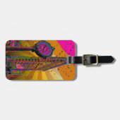 NYCサイケデリック：フラチロン建物&時計#2B ラゲッジタグ (正面横)