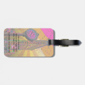 NYCサイケデリック：フラチロン建物&時計#2B ラゲッジタグ (裏面横)