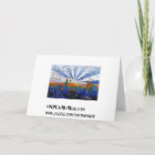 NYCサイケデリック:ESBワイド·スカイライン·ビュー·クリスマス シーズンカード (裏面)