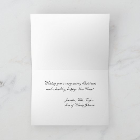 NYCサイケデリック:ESBワイド·スカイライン·ビュー·クリスマス シーズンカード (内部)