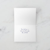 NYCスカイラインエッチング01 Thank You Blue サンキューカード (内部)