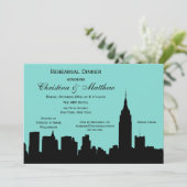 NYCスカイラインシルエットリハーサルディナー#F 招待状 (スタンド正面)