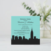 NYCスカイラインシルエットリハーサルディナーSQ 招待状 (スタンド正面)