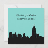 NYCスカイラインシルエットリハーサルディナーSQ 招待状 (裏面)