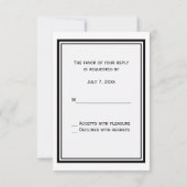 NYCスカイラインシルエット#2 DIY RSVP (裏面)