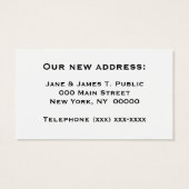 NYCスカイラインシルエット、ESB #1グレー – 引っ越しました (裏面)