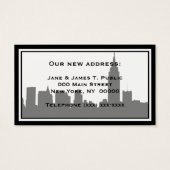 NYCスカイラインシルエット、ESB #1 -引っ越しました (裏面)