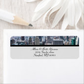 NYCスカイラインスター差出人住所ラベルI ラベル (インサイチュ)