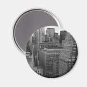 NYCスカイライン写真 マグネット (正面/裏面)