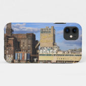 NYCスカイライン童実糖工場グラフィティ Case-Mate iPhoneケース (裏面(横))