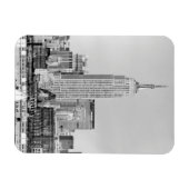 NYCスカイライン4 マグネット (横)