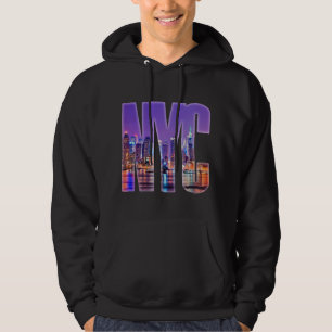 NYCスカイライン(ライト) パーカ