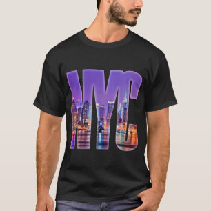 NYCスカイライン(ライト) Tシャツ