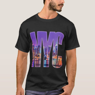 NYCスカイライン(ライト) Tシャツ