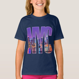 NYCスカイライン(ライト) Tシャツ