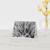 NYCスカイライン – 折り空白の畳みカード カード (黄色い花)