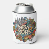 NYCスカイライン 缶クーラー (缶裏面)