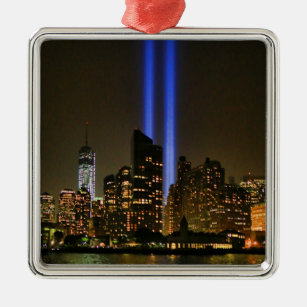 NYCスカイライン： WTC 9/11トリビュートin Light 2013 #1 メタルオーナメント