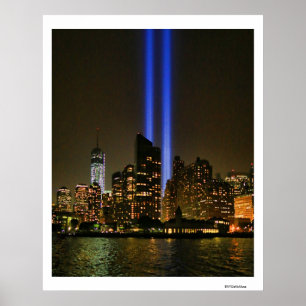 NYCスカイライン:WTC 9/11 Tribute In Light 2013 #1 ポスター