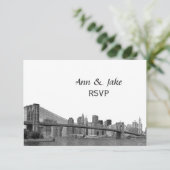 NYCスカイラインBklyn Bridgeエッチング#2H RSVP (スタンド正面)