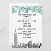 NYCスカイラインESBエッチユーカリ甘い16 招待状 (正面/裏面)