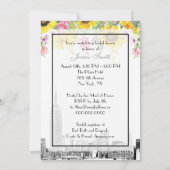 NYCスカイラインESBエッチルースマフラワーブライダルシャワー 招待状 (裏面)