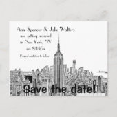 NYCスカイラインESBロックエッチ日救付2 案内ポストカード (正面)