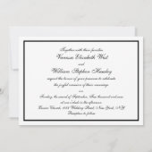 NYCスカイラインESB超現実的なサンセットウェディング招待 招待状 (裏面)