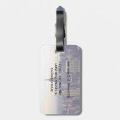 NYCスカイラインESB、WTC 4 ラゲッジタグ (裏面縦)