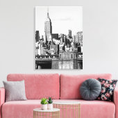 NYCスカイラインII キャンバスプリント (インサイチュ (リビング))