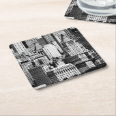NYCスカイラインIX スクエアペーパーコースター (アングル)