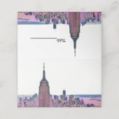 NYCスカイラカラフルイン#1エスコートカード プレイスカード (外部開封)