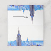 NYCスカイラカラフルイン#2エスコートカード プレイスカード (外部開封)