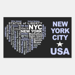 NYCスタンプ 長方形シール