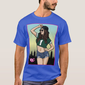 NYCスポーツファンデザインコンセプト ビンテージ Tシャツ