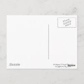 NYCセントラルパークの木製ベンチ ポストカード (裏面)