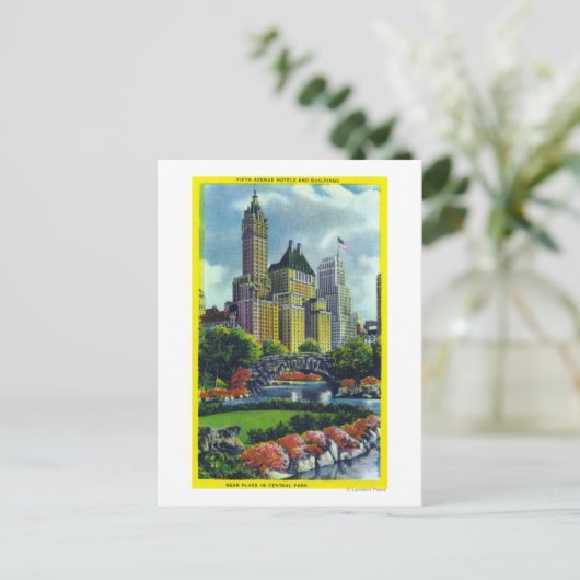 NYCセントラルパークビューオブファイブアヴホテル ポストカード (スタンド正面)
