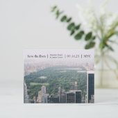 NYCセントラルパーク写真 – 日付を保存ポストカード 案内ポストカード (スタンド正面)