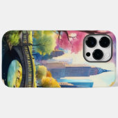 NYCセントラルパークVウォーター絵を描カラー1 Case-Mate iPhoneケース (裏面 (横))