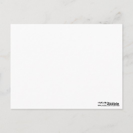 NYCセントラルPkレイクサンレモエッチテーブルナンバーカード ポストカード (裏面)